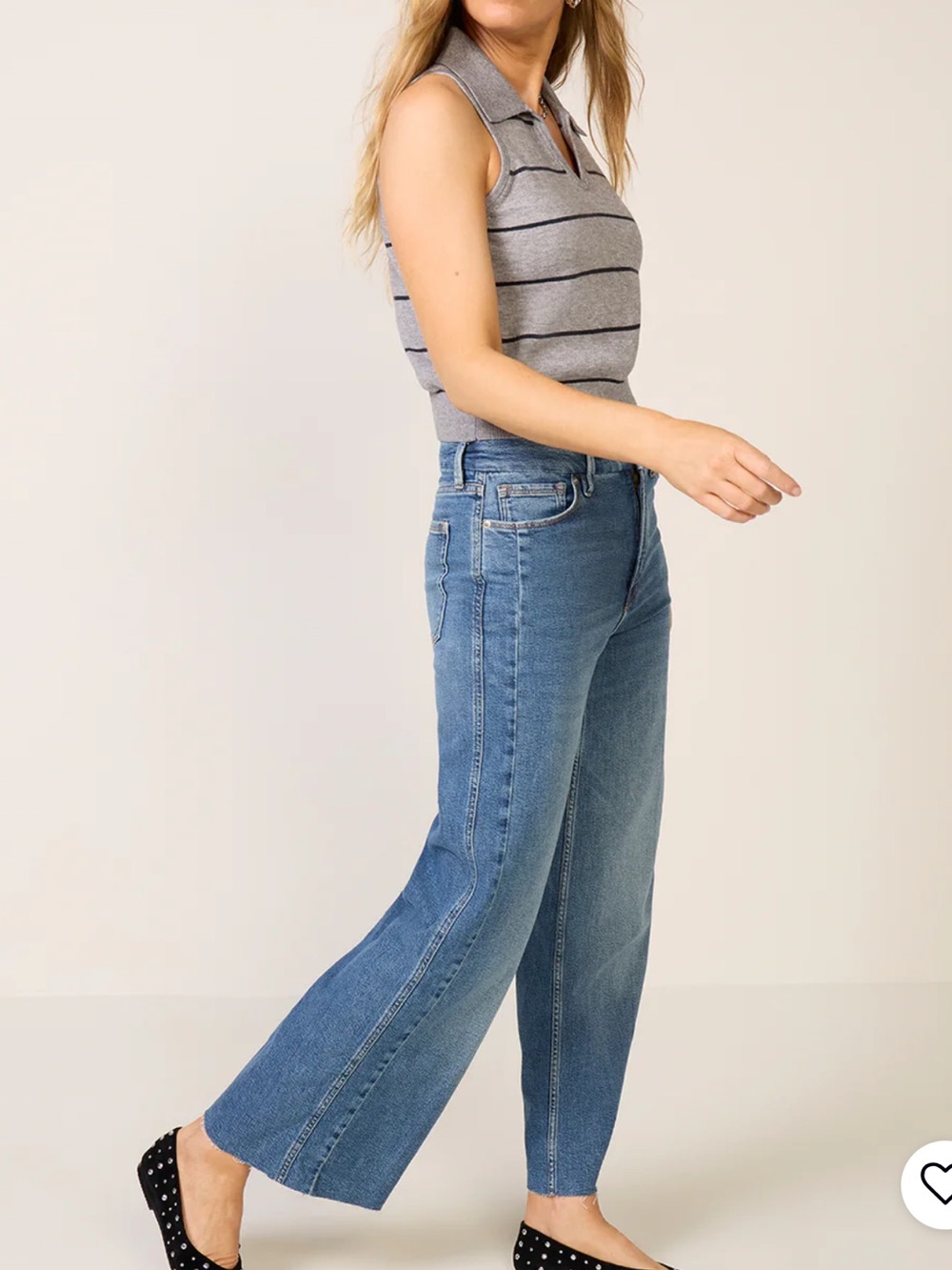 Good Skate Crop Wide Leg Jean - Picture 2 of 6